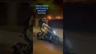 CFMoto 300Nk Test drive after ECU Flash amp Exhaust system [upl. by Aletha543]