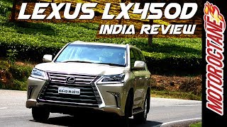 Rs 3 crore SUV  Lexus LX 450d India Review in Hindi  MotorOctane [upl. by Lyret309]