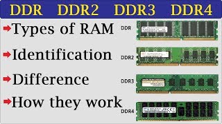 Different Types of RAM DDR1 vs DDR2 vs DDR3 vs DDR4  in Bengali [upl. by Ailimat1]