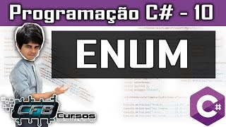 Enumeradores enum  Curso Programação Completo C  Aula 10 [upl. by Spike27]