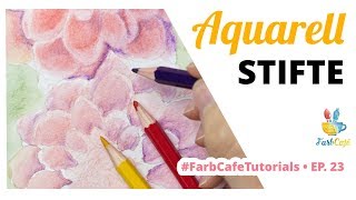 Wie verwende ich Aquarellstifte  FarbCafé Tutorial 23 [upl. by Lazes669]