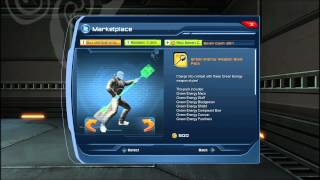 DCUO  Weapon Style  Green Energy Weapon  Odyssey [upl. by Nimar]