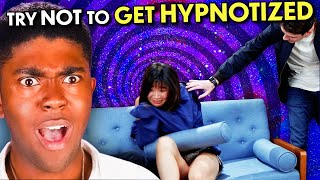 Skeptics Try Not To Get Hypnotized For The First Time  React [upl. by Hadihsar]