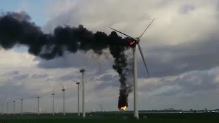 water Tower VS Wind Turbine FALL DOWN collection [upl. by Brechtel]