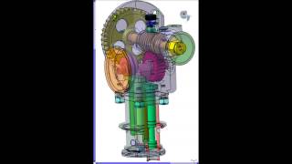 Clerget 9B Rotary Engine Oil Pump WORKING [upl. by Noiramed749]