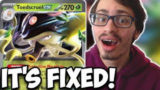 2 Months Later amp Toedscruel ex Is FINALLY Playable On PTCGL Its Fixed amp KOs Charizard ex [upl. by Lihcox489]