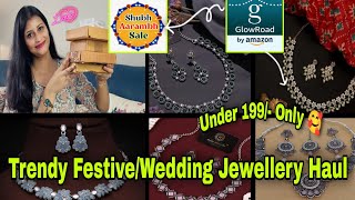 Trendy amp Stylish FestiveWedding Jewellery Under 199 Only😍 Cheapest Jewellery Haul😍 [upl. by Loella647]