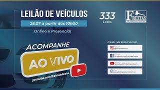 AO VIVO  Leilão Online de Veículos  Freitas Leiloeiro 28072023 [upl. by Orville708]