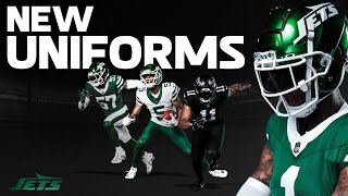 FIRST LOOK All Combinations Of The NY Jets New Permanent Uniforms [upl. by Meit]