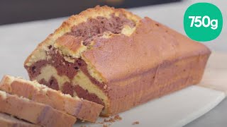 Recette du cake marbré chocolat vapeur  750g [upl. by Melania]