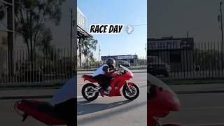 Ninja 650r vs drag minibike🔥E Grand Blvd Detroit bikelife [upl. by Illak349]