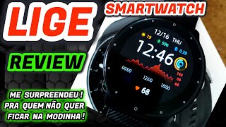 LIGE SMARTWATCH REVIEW  me SURPREENDEU  Saia da modinha do quadrado Apple  IWO  TOP [upl. by Grantley498]