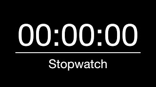 60 Minutes Stopwatch  60 Minuten Stoppuhr one hour eine Stunde [upl. by Mayyahk]