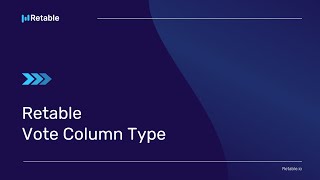 Retable  Vote Column Type [upl. by Kresic]