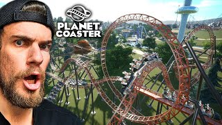 MON COASTER PRÉFÉRÉ DANS CE PARC DATTRACTION   Planet Coaster [upl. by Lissi]