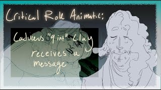 Critical Role Animatic Caduceus Receives a message c2e116 cc [upl. by Eleanora372]