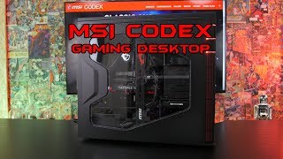 MSI Codex Gaming Desktop Showcase [upl. by Sinnod]