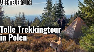 2 Nächte auf Tour im Riesengebirge mit Melli Peter amp Hund  Trekking Wandern Wildzelten in Polen [upl. by Maloy]