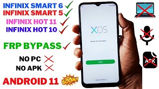 All Infinix Android 11 FRP Bypass 2023  X688BX657BX6611B  Google Account Bypass Without PC [upl. by Akehsyt]