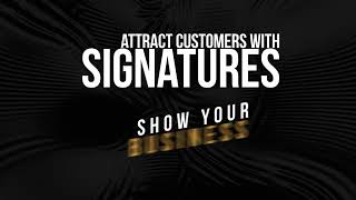 Boost Your Sales With High Quality Signature Design [upl. by Skantze]