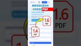 GUNAKAN MICROSOFT EDGE Cek dan Ubah Versi PDF Menjadi 16 Untuk Pendaftaran CPNS [upl. by Christiana]