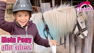 Prüfung auf dem Reiterhof 🐴 Ich mache das Reitabzeichen mit meinem Pony Shopping Haul  Clarielle [upl. by Aidnis142]