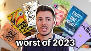 the WORST books i read in 2023 of the 200 i read [upl. by Dahsar424]