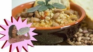 Zuppa di Fagioli  Le Ricette di Alice [upl. by Nahtanhoj]