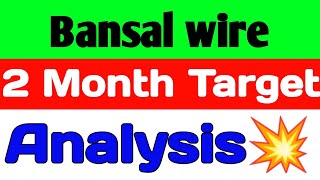 Bansal wire share💥 bansal wire share latest news🚀bansal wire share price [upl. by Salena]