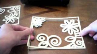 How to Make your Own Embossing Plate  Folders [upl. by Dlanar]