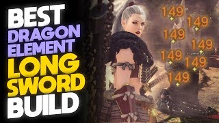 STRONGEST LONGSWORD SET Deviljho Longsword Build  Monster Hunter World [upl. by Mancino]