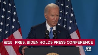 Pres Biden mistakenly calls Vice President Harris Trump [upl. by Evars]