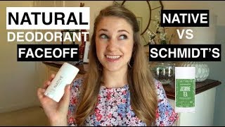 Best Natural Deodorant  Native Deodorant vs Schmidts Deodorant  This or That [upl. by Netfa126]