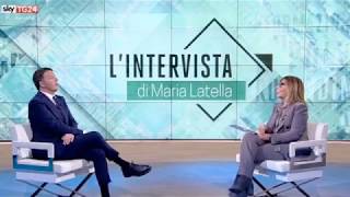 Matteo Renzi intervistato da Maria Latella a Sky Tg 24 [upl. by Auoh857]