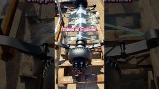 Dual tandem 10k Dexter Electric Brake Trailer Axle [upl. by Enela]