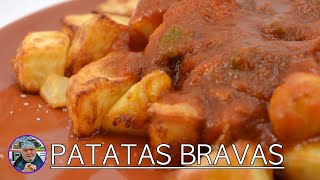 Recetas con freidora de aire  Patatas bravas muy picantes  recipe puttanesca sauce [upl. by Radbourne]