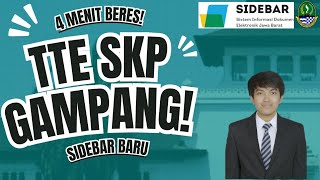 TUTORIAL CARA TTE SKP SIDEBAR BARU 4 MENIT BERES [upl. by Enived532]