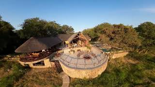 Shumbalala Game Lodge FPV fly through [upl. by Akeihsat]