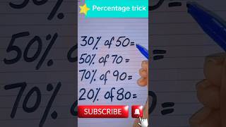 😳 How To Calculate Percents In 5 Seconds shorts maths youtubeshorts [upl. by Most348]