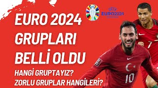 EURO 2024 Türkiyenin Rakipleri Belli Oldu [upl. by Akirdna]