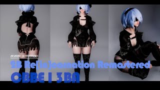 SKYRIM OUTFIT I 2B Reincarnation Remastered CBBE I 3BA [upl. by Danna]