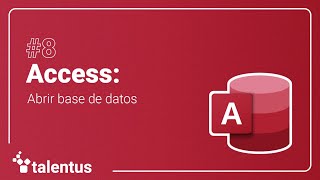 Access Abrir base de datos [upl. by Acinoryt]