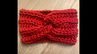 How to Crochet a Headband Super fast and easy crochet headband tutorial [upl. by Neraj]