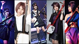 화악기밴드💖샤미센 베니 Wagakki Band💘Beni Ninagawa🪕和楽器バンド 🍒蜷川べに Tsugaru Shamisen [upl. by Sayce]