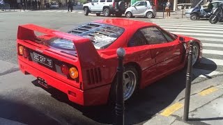 Ferrari F40 in Paris [upl. by Bick]