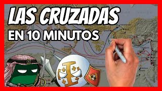 ✅La HISTORIA de las CRUZADAS en 14 minutos  La batalla por TIERRA SANTA [upl. by Kandy]