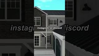 House build commissions are now open roblox shorts bloxburg [upl. by Alejandra323]