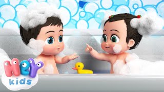 Bąbelkową Kąpiel 🛀 Piosenka Kąpielowa  HeyKids  Piosenki Dla Dzieci [upl. by Auqinal]