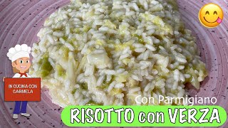 Ricetta RISOTTO alla VERZA  primo piatto semplicissimo e buonissimo  cremoso [upl. by Armbrecht269]