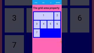 Css display grid grid Area Span informationcoding webdesign htmlcsswebsite htmlcsswebsite html [upl. by Odlaw617]